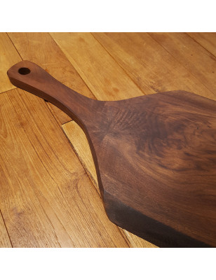Tagliere da cucina con manico Ca'Naletto legno di noce 102 x 33 cm