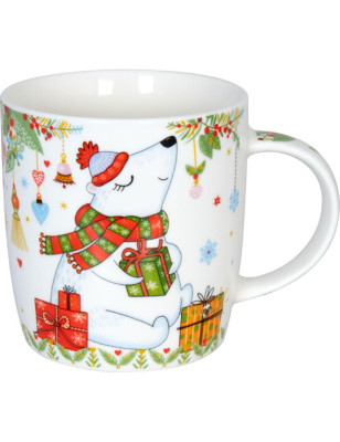 tazza mug con orso polare, idea regalo per natale