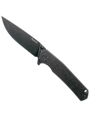 coltello da tasca con manico e lama in acciaio inox