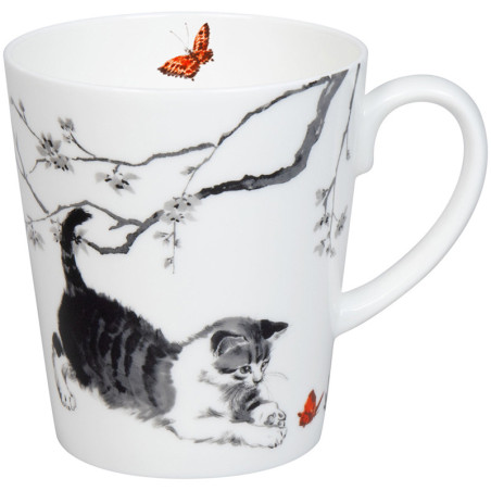 Tazza Konitz Gatto dell'oriente in bone china 600 ml