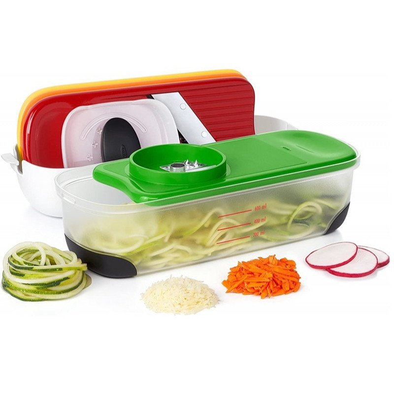 Set completo di affetta verdure grattugie e spiralizzatore Oxo Set completo di affetta verdure grattugie e spiralizzatore Oxo