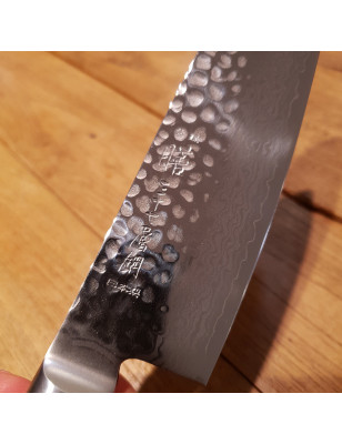 Coltello giapponese Santoku Yaxell ZEN acciaio damasco 16,5 cm