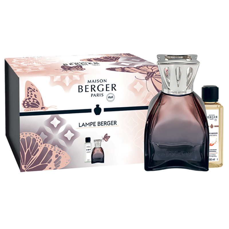 Cofanetto Lampe Berger Lilly rosa con ricarica Pétillance exquise 250 ml