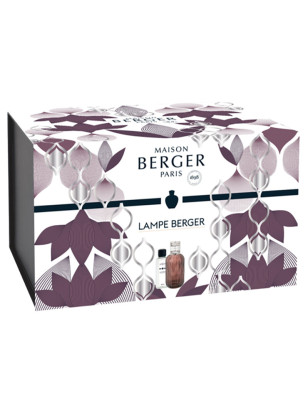 Cofanetto Lampe Berger Quintessence prugna con ricarica Blé d’Or 250 ml