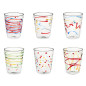 Set 6 bicchieri Acqua Assortiti Galbiati Milano Carnival 470 ml Set 6 bicchieri Acqua Assortiti Galbiati Milano Carnival 470 ml