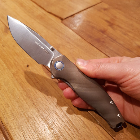 Coltello chiudibile Viper Vale TIBR Titanio anodizzato bronzo