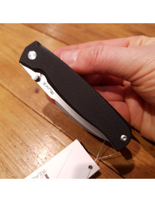 Coltello pieghevole con lama in acciaio 14C28N