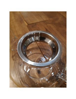 Teiera in vetro Kuchenprofi con filtro acciaio inox