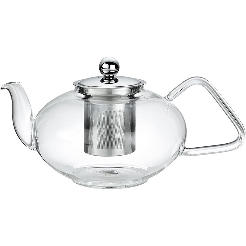 Teiera in vetro Kuchenprofi con filtro acciaio inox Teiera in vetro Kuchenprofi con filtro acciaio inox