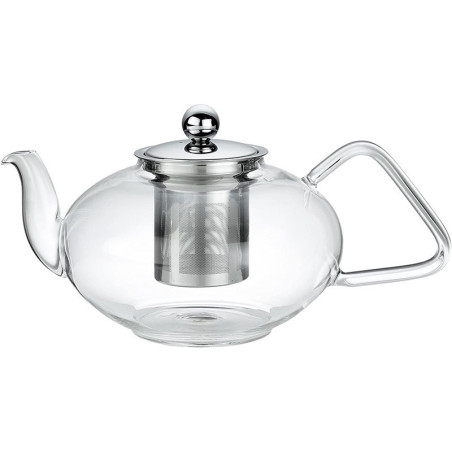 Teiera in vetro Kuchenprofi con filtro acciaio inox