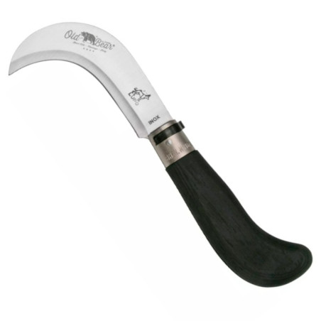 Roncola chiudibile Old Bear legno multistrato nero 21 cm
