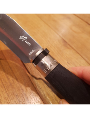 roncola tascabile pieghevole con manico in legno