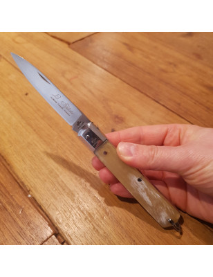 Coltello sfilato chiudibile Michele Fraraccio corno di Bue