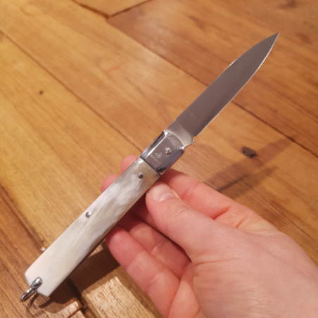 Coltello sfilato chiudibile Michele Fraraccio corno di Bue 19 cm