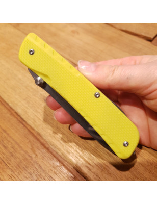 Coltello da tasca multiuso Ruike Trekker LD43 giallo