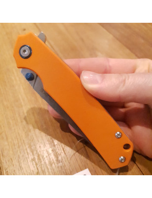 Coltello da tasca Ruike P801-J acciaio inox e G10 arancione