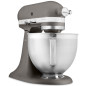 Planetaria KitchenAid Artisan grigia testa reclinabile 4,8 litri Planetaria KitchenAid Artisan grigia testa reclinabile 4,8 litri
