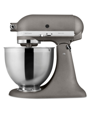 Planetaria KitchenAid Artisan grigia testa reclinabile 4,8 litri