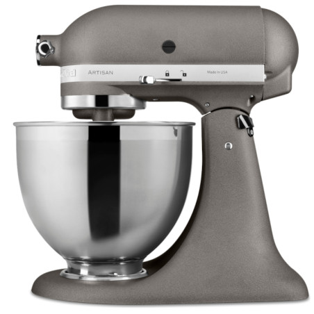 Planetaria KitchenAid Artisan grigia testa reclinabile 4,8 litri