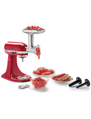 Set tritacarne e insaccatrice per planetaria KitchenAid