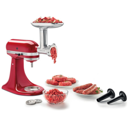 Set tritacarne e insaccatrice per planetaria KitchenAid