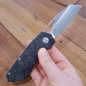 Coltello chiudibile Maserin 371 W2 Fatcarbon nero e argento Coltello chiudibile Maserin 371 W2 Fatcarbon nero e argento