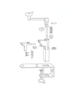 Apriscatole da banco in acciaio inox Sieger Clou