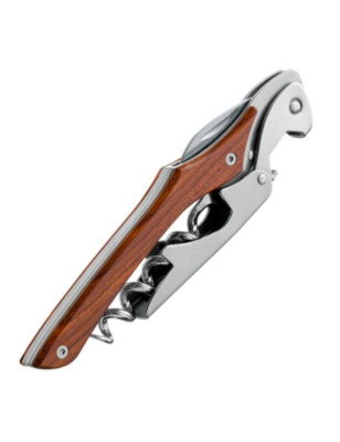Cavatappi a doppia leva Farfalli Prestige legno Santos