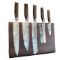 Ceppo magnetico in legno completo di 5 Coltelli Kai Shun Pro Sho Ceppo magnetico in legno completo di 5 Coltelli Kai Shun Pro Sho