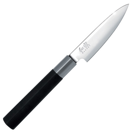 Ceppo magnetico in legno completo di 5 Coltelli kai Wasabi