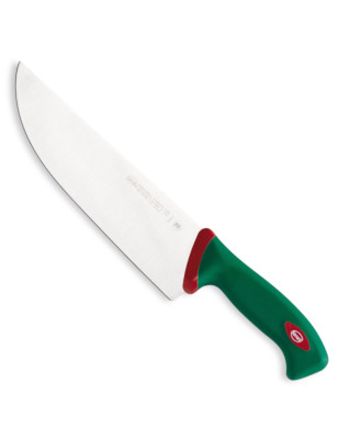 coltello professionale sanelli per affettare carne cruda lama 24 cm