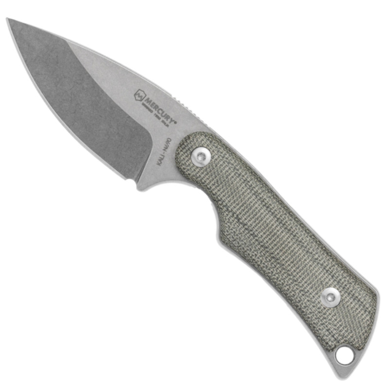 Coltello caccia Mercury Kali Drop Point Canvas Micarta naturale Coltello caccia Mercury Kali Drop Point Canvas Micarta naturale