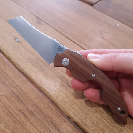 Coltello chiudibile tagliasigari Fox Virtus legno di noce