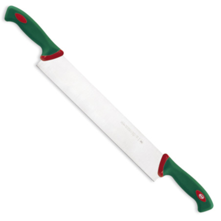 coltello professionale per tagliare il formaggio dotato di due manici. Per uso professionale