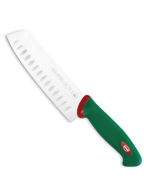 Coltello Santoku alveolato Sanelli linea Premana 18 cm. Made in Italy