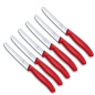 Set 6 coltelli da tavola Victorinox rosso Set 6 coltelli da tavola Victorinox rosso
