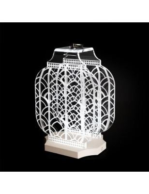 Lampada da tavolo ricaricabile Vesta Atena media
