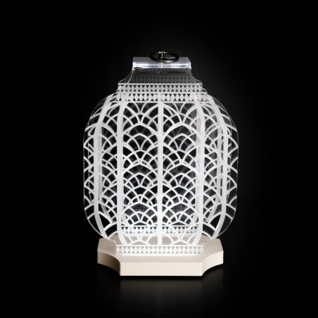 Lampada da tavolo ricaricabile Vesta Atena media