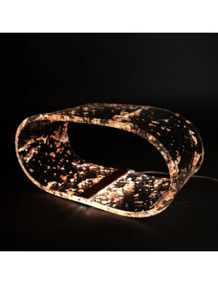 Lampada da tavolo a LED Vesta Future grande rame
