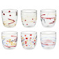 Set 6 bicchieri Carnival Acqua Assortiti Galbiati Milano 390 ml Set 6 bicchieri Carnival Acqua Assortiti Galbiati Milano 390 ml