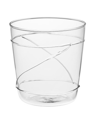 bicchiere acqua decorato