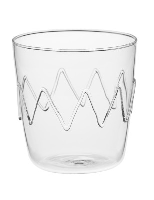 bicchiere acqua in vetro borosilicato