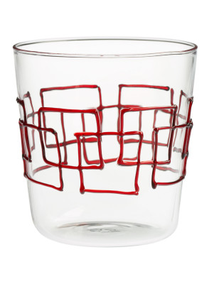 Set 6 bicchieri acqua assortiti Lollipop colorati Galbiati Milano