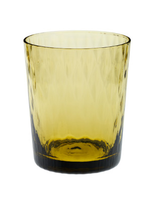bicchiere acqua color senape