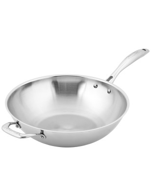 Wok 2 manici Scanpan STS acciaio inox induzione 32 cm