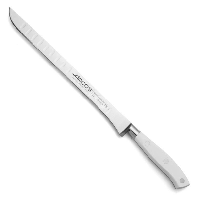 Coltello affettare alveolato Arcos Riviera Blanc 25 cm Coltello affettare alveolato Arcos Riviera Blanc 25 cm