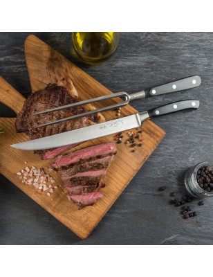 Set coltello e forchettone per arrosto Sanelli Ergoforge