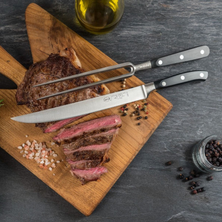 Set coltello e forchettone per arrosto Sanelli Ergoforge