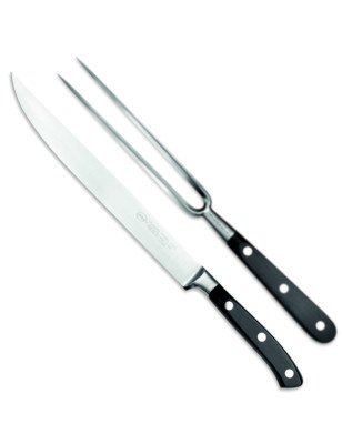 Set coltello e forchettone per arrosto Sanelli