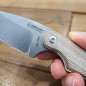 Coltello caccia lama fissa Mercury Kali Canvas Micarta naturale